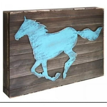 Designocracy G98150S3-18 Horse Herd Vintage Wall Decor