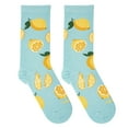 thumbnail image 5 of Cool Socks Lemons Fun Fruit Print Novelty Crew Socks for Women, 5 of 6