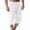 White, variant on WXLWZYWL Men's Long Cotton Linen Shorts Knee Length 3/4 Baggy Pants Summer Drawstring Sport Golf Lounge Capri Pant with Pockets Cropped Pants Side Lightweight Loose Beach Shorts