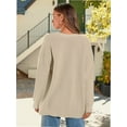 thumbnail image 5 of Women's Cardigan, New Cardigan Large Button Fashion Top, 5 of 5