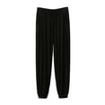 thumbnail image 2 of Luxalzxs Pajama Pants Men Soft Comfy Sleep Lounge Pants Bottoms Elastic Waist Drawstring Lightweight Cotton Long Pj Pant Sleepwear with Pockets, 2 of 5