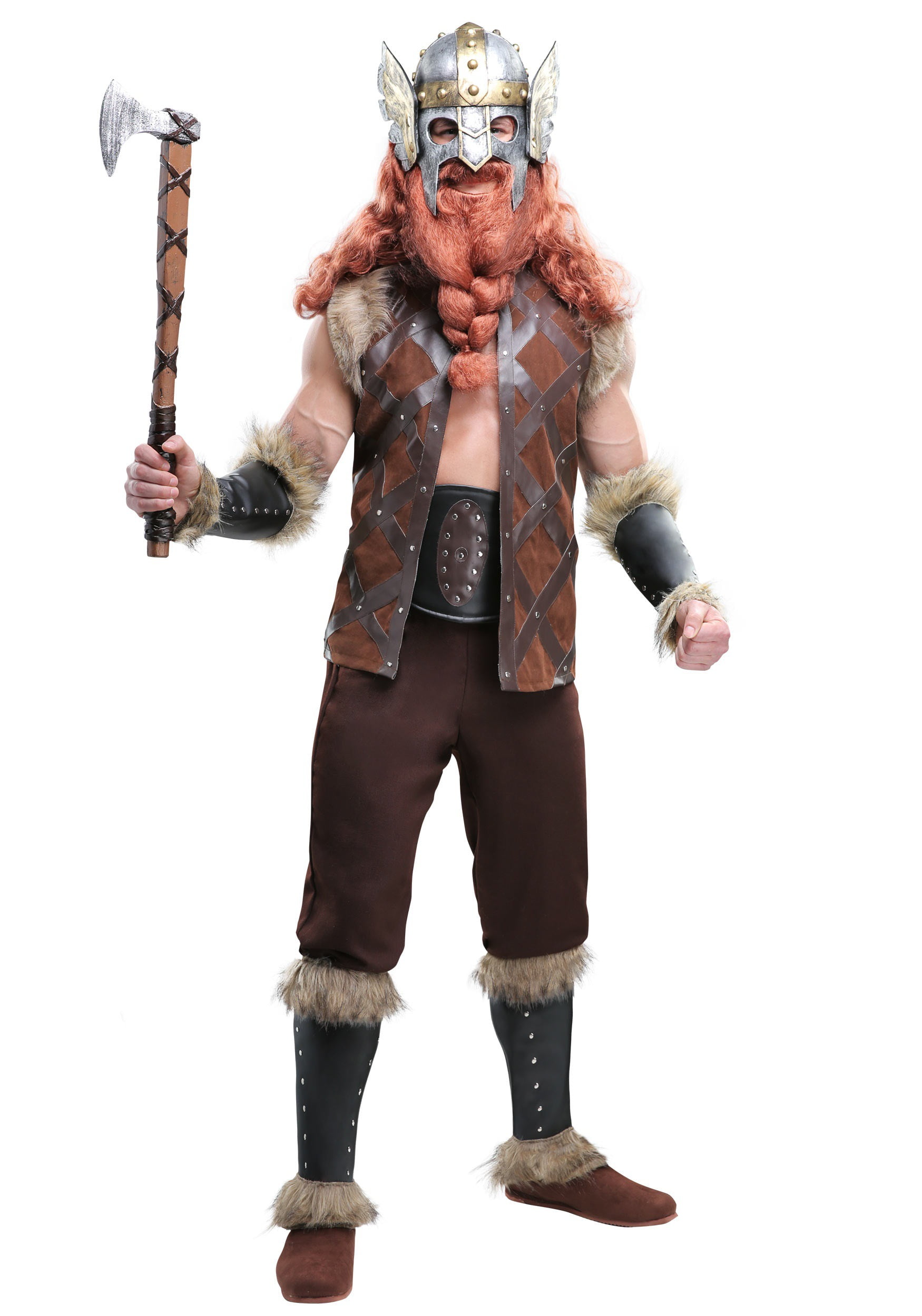 Viking Barbarian Men's Costume - Walmart.com.