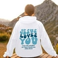thumbnail image 5 of Christian Hoodies for Women 2025 Jesus Loves You Y2K Graphic Hoodie with Pockets Hooded Sweatshirt Women Pullover, 5 of 8