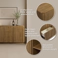 thumbnail image 3 of Teamson Home Potomac Modern Solid Wood Sideboard with Push-to-Open Storage, Adjustable Shelf, 3 Drawers & 2 Cabinets, 3 of 13