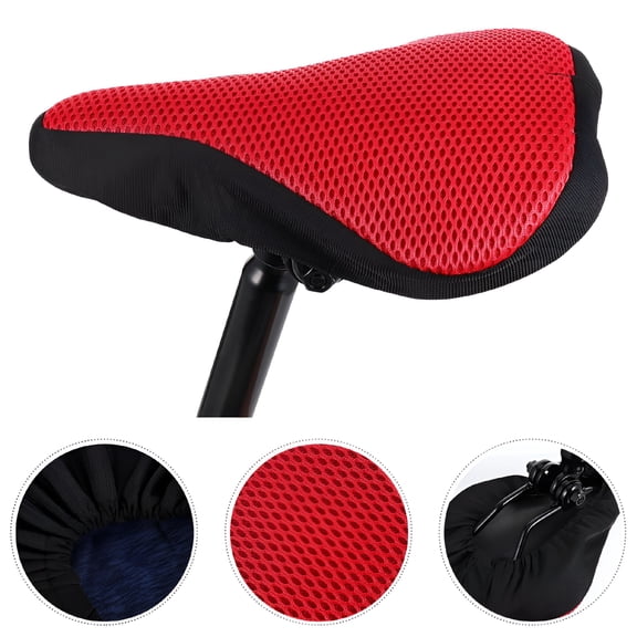 BESTSKY Red Bike Seat Cover 1Set for Bike Seat Saddle Kids
