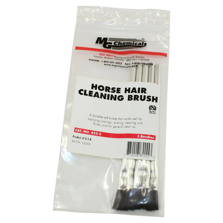 MG Horse Hair Small Cleaning Brush - 5pk