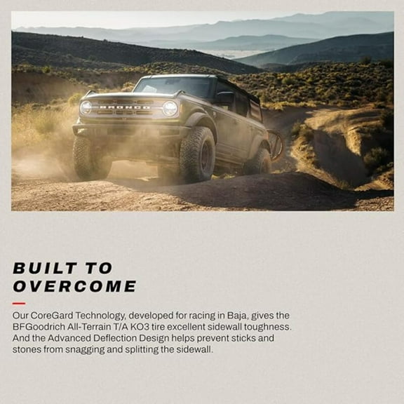 BFG All-Terrain T/A KO3 37X12.50R17 128R F