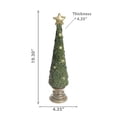 thumbnail image 3 of Led Magnesia Green Poinsettia Tree, 3 of 3