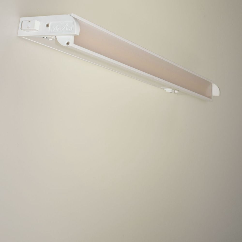 Maxim Lighting 89864WT 18 in. CounterMax 5K 2700-5000K LED Under Cabinet Light, White