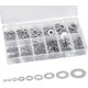 thumbnail image 1 of Arandela Plana de Acero Inoxidable, Kit Surtido de Arandelas, Arandelas Pequeñas Grandes, M2/2.5/3/4/5/6/8/10/12 - Arandelas de Metal con Caja de Plástico para Bricolaje, Mecánica, 1 of 6