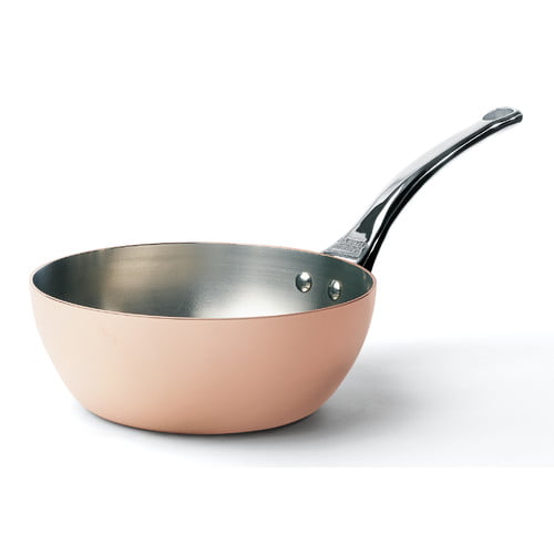 De Buyer Prima Matera Conical Copper Stainless Steel Saute-Pan 8-Inch