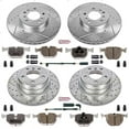 thumbnail image 3 of PowerStop Front and Rear Z26 Street Warrior Carbon-Fiber Ceramic Brake Pad and Drilled and Slotted Rotor Kit Fits: BMW Select Models K5718-26, 3 of 9