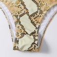 thumbnail image 6 of Women's Bikini Set Underwire Steel Bra Fashion Digital Print High Waist Two Piece Sexy Swimsuit for Beach Summer Vacation,Orange,S, 6 of 8