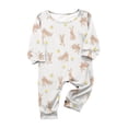 thumbnail image 4 of Family Easter Pajama Set Long Sleeve Top Pants Breathable Comfortable Fabric Bunny Egg Print Loungewear Perfect For Spring Celebrations And Family Bonding, 4 of 4