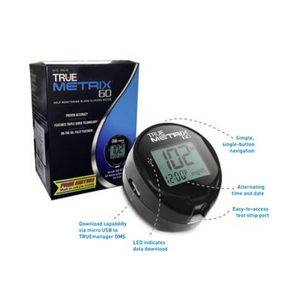 TRUE Metrix GO Blood Glucose Meter Only