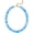 14mm Blue Beads, variant on Chunky Colorful Beaded Choker Necklace for Women - Summer Beach Round Resin Beads Necklace, Trendy Statement Summer Beach Jewelry Birthday Gifts for Vacation Holiday