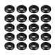 thumbnail image 4 of Uxcell Anillo de Junta de Alambre de 10 mm Grommets de Caucho Negro Paquete de 20, 4 of 5