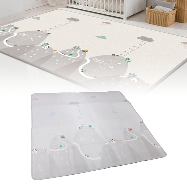 Estera De Juego Para Gatear Para Niños Pequeños, Alfombra De Suelo Para Bebé Antideslizante Resistente A La Humedad Y Fácil Limpieza Para El Hogar