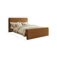thumbnail image 3 of Meridian Furniture Sloan Saddle Velvet Full Bed, 3 of 7