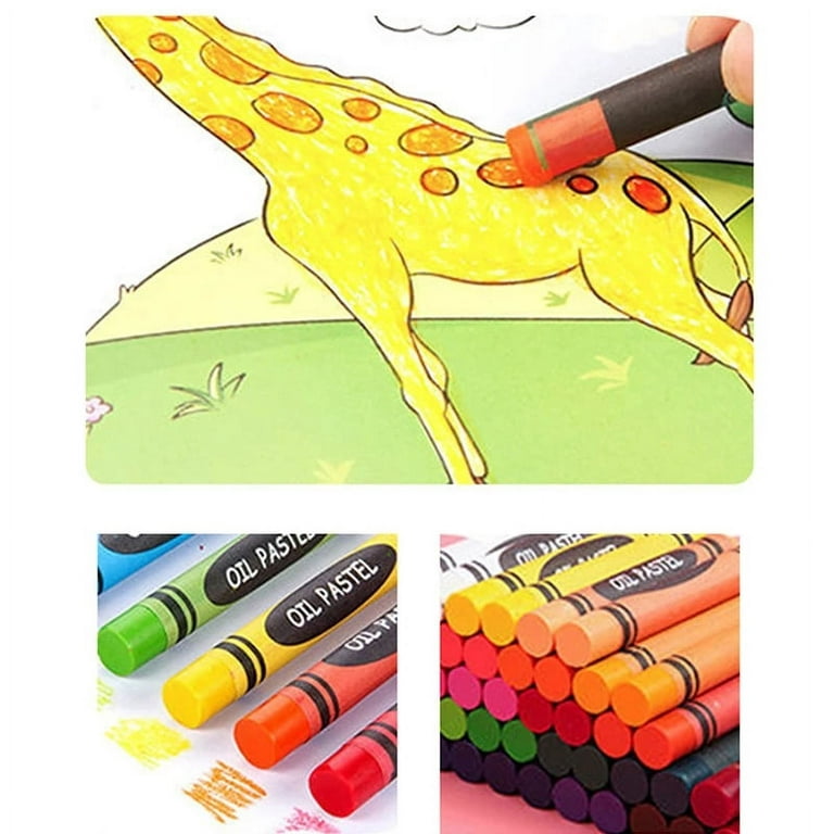 DLUCKY 208 PCS Art Supplies, Drawing Art Kit for Kids Adults Art Set with  Double Sided Trifold Easel, Oil Pastels, Crayons, Colored Pencils