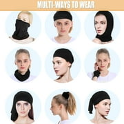 Finvizo 4 Pack Neck Gaiter Face Covering Gator Mask Bandana Cooling Mask for Outdoor Protection