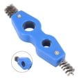 thumbnail image 4 of Sidaley Terminales azules 4 de la batería del cepillo de limpieza del cepillo de la batería del cepillo de batería de coche en 1 cabeza del Accesorios para motos, 4 of 6