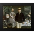 thumbnail image 2 of Manet, Edouard 24x20 Black Modern Framed Museum Art Print Titled - Luncheon in the Studio, 2 of 5