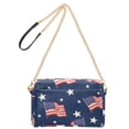 thumbnail image 2 of FORMRS Women Crossbody Purse with Chain Strap Vegan Leather Shoulder Handbag, American Flag Pattern, 2 of 7