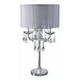 thumbnail image 3 of SH Lighting 6733T-WH(U) crystal Inspired 3-Bulb Table Touch Lamp, 295H, Whitechrome, 3 of 3