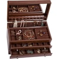 thumbnail image 4 of Mele and Co Brigitte Wooden Jewelry Box, 4 of 5
