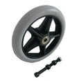 thumbnail image 3 of kurtrusly Roue avant de Fauteuil Roulant en PVC Robuste 6 Pouces Lisse pour Accessoires de Roller, 3 of 8