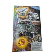 Paper Magic 32CT Deluxe - Tattoos Monster Jam Kids Classroom Valentine Exchange Cards