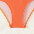 thumbnail image 5 of Uaswgudfs Women's One-Piece Swimsuit with Underwire Support, Side Cutouts, Decorative Chains, and Lower Cutouts for Pool Beachwear Orange L, 5 of 7