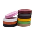 thumbnail image 6 of New Synthetic Leather Round Cushion Sofa Chair Stool Seat Foam Cushion Chair Pads Office Vehicles Home Waterproof (P51,45x45x5cm), 6 of 7