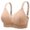Beige, variant on DPTALR Womens Dailywear Bars Solid Lace Bras Plus Size Underwear Bralette Bras Comfortable Bra