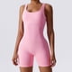 thumbnail image 5 of Nuevo mono sin costuras con control de abdomen para mujer, conjunto de chándal de yoga, ropa deportiva de una pieza para gimnasio, entrenamiento, fitness, traje de yoga elástico, 5 of 5