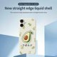 thumbnail image 3 of For iPhone 17 Case Avocados Pattern Printing Straight Edge TPU Phone Back Cover -, 3 of 5