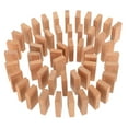thumbnail image 6 of 50pcs Blank Wooden Dominoes Replacement Dominoes Tiles Building And Stacking Wooden Dominoes Empty Wooden Dominoes, 6 of 8