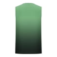 thumbnail image 3 of Camiseta sin mangas de cuello redondo para hombre, informal, a la moda, sin mangas, con estampado, cuello redondo, deportiva, de poliéster, 3 of 4