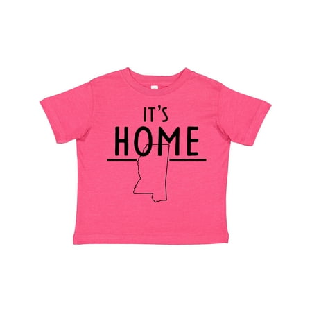 

Inktastic It s Home- State of Mississippi Outline Gift Toddler Boy or Toddler Girl T-Shirt