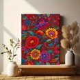 thumbnail image 6 of Vibrant Floral Birds Canvas Print Wall Art for Living Room Bedroom Office Kitchen Apartment Home Decor, 6 of 8