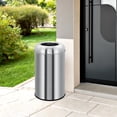 thumbnail image 1 of 13 Gallon/50 Liter Open Top Trash Can, Stainless Steel Garbage Can with Removable Inner Bucket, Heavy Duty Commercial Grade Round Waste Container for Kitchen, Home, Office, 1 of 6