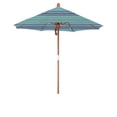 thumbnail image 3 of California Umbrella  7.5' Rd. Marenti Wood Frame, Fiberglass Rib Market Umbrella, Double Wind Vent, Sunbrella Fabric, 3 of 5