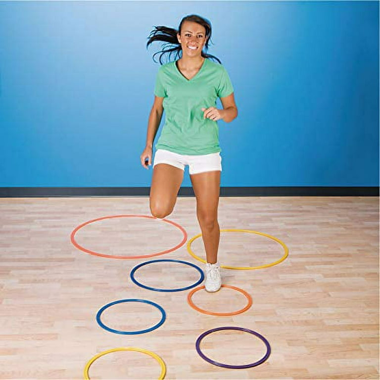 Crazy Sports Plastic Hula Hoop, Exercise Ring for Fitness with 30 inch  Diameter for Boys, Girls, Kids and Adults (Multicolor)