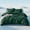 Green, variant on Soft Quilt Set, 2/3-Piece Bedding, All-Season Lightweight Quilted Bed Set with Pillowcase for All Bed Sizes(Light gray&Purple Queen)