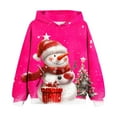 thumbnail image 3 of Iyufng Hoodies for Teen Girls,Long Sleeve Graphic Hooded Sweatshirt,Christmas Pattern T-shirt Printed Round Neck Boys and Girls Short Sweatshirt,Teen Girls Pullover Pocket Sweatshirt Tops, 3 of 3