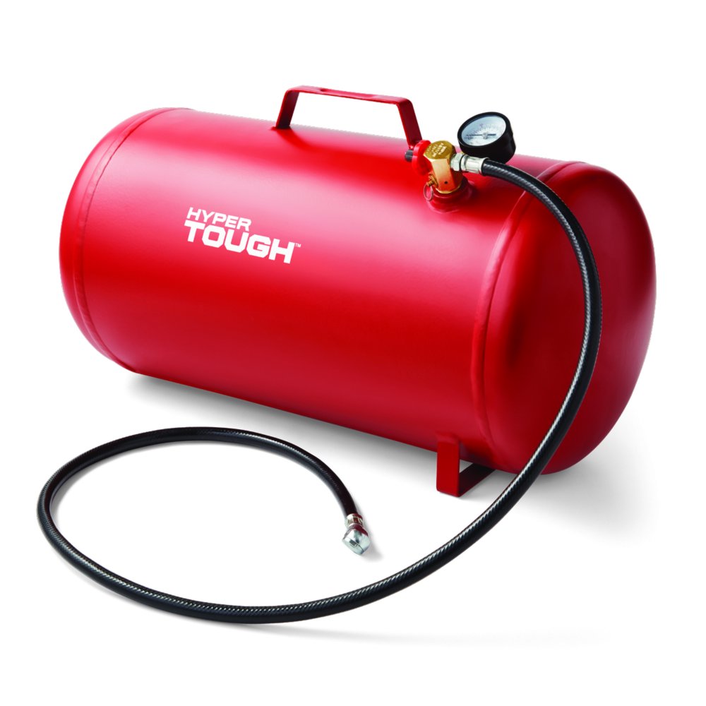 Hyper Tough 7 Gallon Portable Air Tank,Max 140PSI, Red