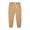 Khaki, variant on UACY Boys Jogger Sweatpants Cuffed Hem Ribbed Waist Drawstring Casual Pants Comfy Loose Sweat Pants for Daily Lounge Athletic Wear (Khaki, 3-4 Years)