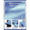 thumbnail image 5 of NELEUS Womens Workout Tops for Activewear Athletic Gym Tee Casual Tops Loose Fit Quick Dry Crew Neck,Sea Blue,US Size L, 5 of 11