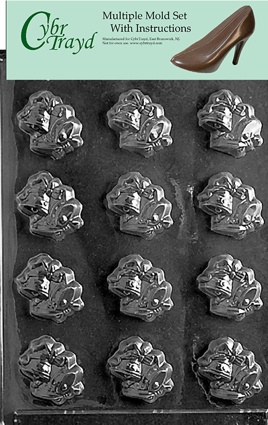 Bite Size Bells Chocolate Candy Mold with Exclusive Cybrtrayd